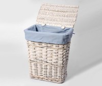 Корзина для белья Wasserkraft Lippe WB-450-L белая, большая