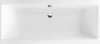 Акриловая ванна Excellent Pryzmat Slim 170x75 см, встраиваемая, белая, на ножках