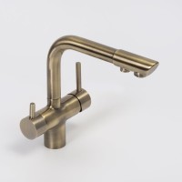 Смеситель для кухни Wasserkraft A8037 светлая бронза