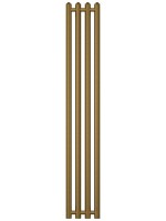 Полотенцесушитель электрический Сунержа Кантата 4.0 051-0885-1259 120x20 см, подключение справа, скрытое подключение справа, состаренная латунь, I-образный