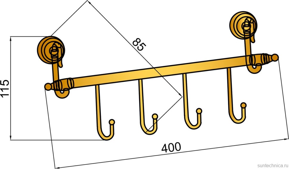 Крючок Boheme Medici 10623