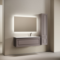 Мебель для ванной комнаты Sancos Very 120 R подвесная, 1 ящик, doha soft