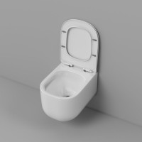 Унитаз подвесной Grossman Thin Rim GR-5605SQ глянцевый белый