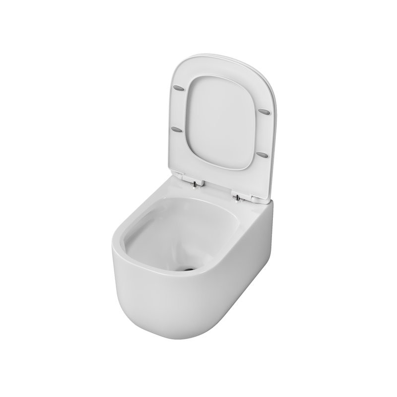 Унитаз подвесной Grossman Thin Rim GR-5605SQ глянцевый белый