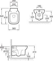 Унитаз подвесной Jacob Delafon Replay Replay E4833 Унитаз подвесной Jacob Delafon Replay Replay E4833