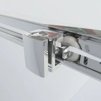 Душевая дверь в нишу Vincea Garda VDS-1G140CL 140 см, профиль хром, стекло прозрачное