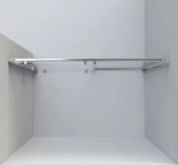 Душевая дверь в нишу Vincea Garda VDS-1G140CL 140 см, профиль хром, стекло прозрачное