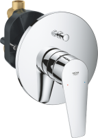 Встраиваемый смеситель для душа и ванны Grohe BauEdge 29079001 С ВНУТРЕННЕЙ ЧАСТЬЮ, хром
