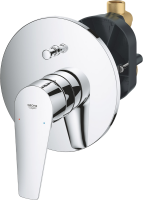 Встраиваемый смеситель для душа и ванны Grohe BauEdge 29079001 С ВНУТРЕННЕЙ ЧАСТЬЮ, хром