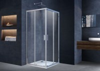 Душевой уголок Vincea Alpha VSS-3AL800CL 80x80, профиль хром, стекло прозрачное