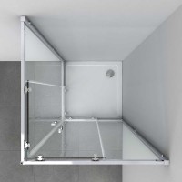 Душевой уголок Vincea Alpha VSS-3AL800CL 80x80, профиль хром, стекло прозрачное