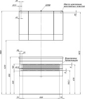Тумба с раковиной Aquanet Верона 100 подвесная белая Тумба с раковиной Aquanet Верона 100 подвесная белая