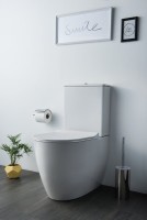 Унитаз-компакт напольный VitrA Sento Rim-Ex 9830B003-7203 с микролифтом