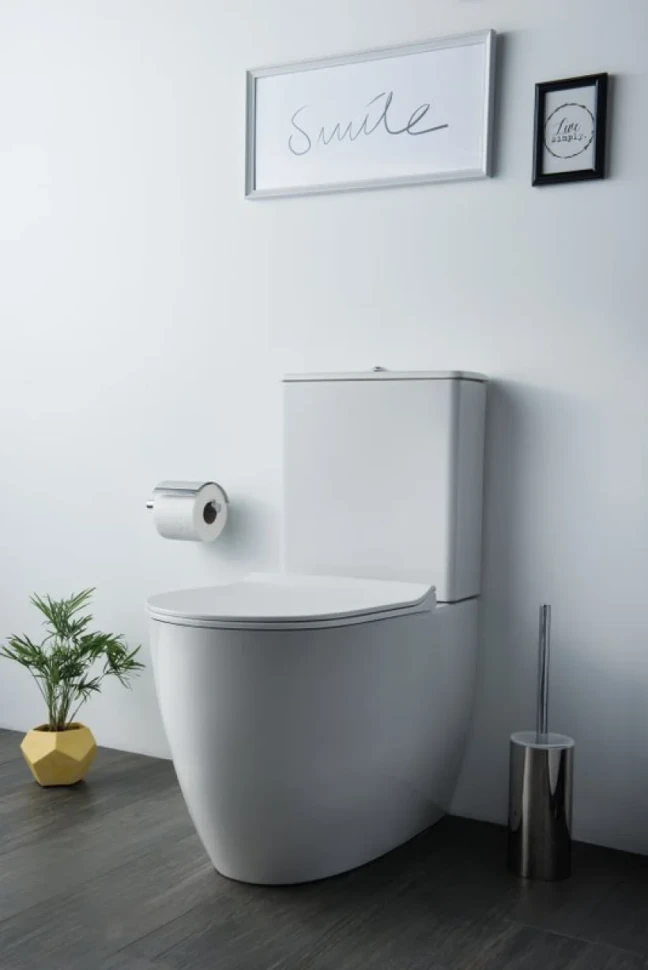 Унитаз-компакт напольный VitrA Sento Rim-Ex 9830B003-7203 с микролифтом