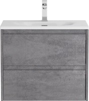 Мебель для ванной комнаты BelBagno Kraft 39 60 cemento grigio, раковина BB-8099-3-60