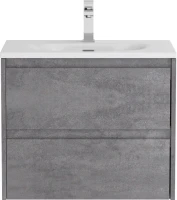 Мебель для ванной комнаты BelBagno Kraft 39 60 cemento grigio, раковина BB-8099-3-60
