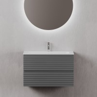 Тумба под раковину Sancos Folk 80 grey soft Тумба под раковину Sancos Folk 80 grey soft