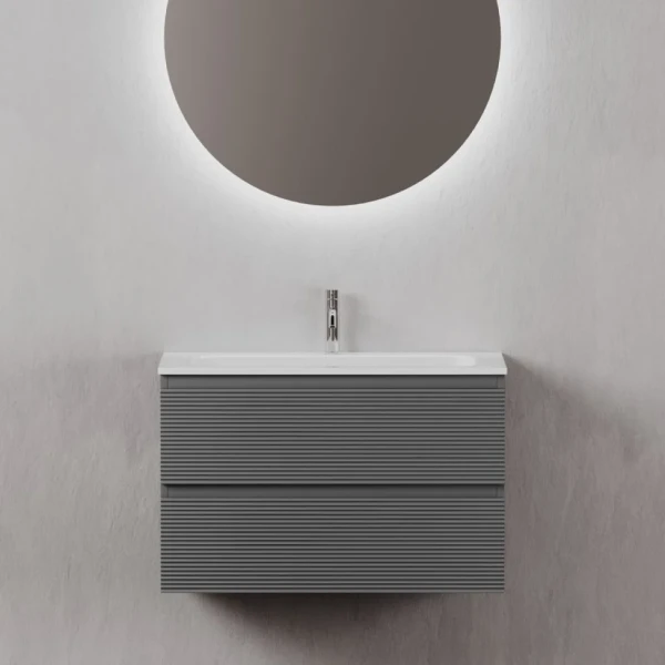 Тумба под раковину Sancos Folk 80 grey soft