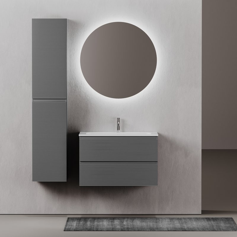 Тумба под раковину Sancos Folk 80 grey soft