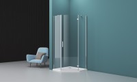 Душевой уголок BelBagno Kraft P-1-100-C-Cr R