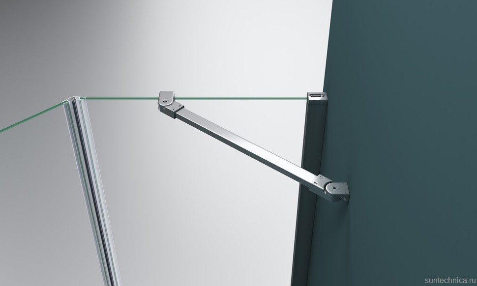Душевой уголок BelBagno Kraft P-1-100-C-Cr R