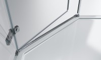 Душевой уголок BelBagno Kraft P-1-100-C-Cr R