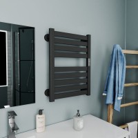Полотенцесушитель электрический Bauedge Elite AF0028 45x60, черный матовый