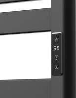 Полотенцесушитель электрический Bauedge Elite AF0028 45x60, черный матовый