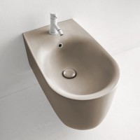 Биде подвесное Kerasan Nolita 532581*1 nocciola mat