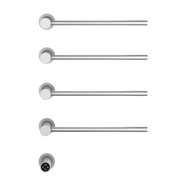 Полотенцесушитель электрический Wonzon & Woghand WW-AL314-BR С ВНУТРЕННЕЙ ЧАСТЬЮ, браширвоанный никель