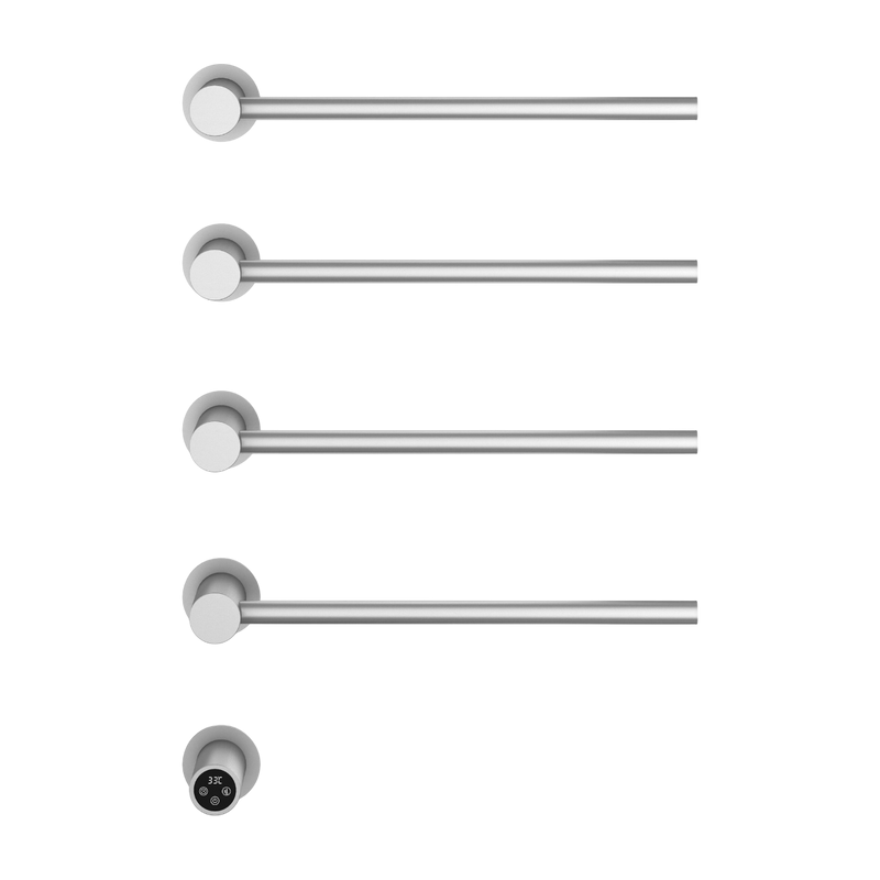 Полотенцесушитель электрический Wonzon & Woghand WW-AL314-BR С ВНУТРЕННЕЙ ЧАСТЬЮ, браширвоанный никель