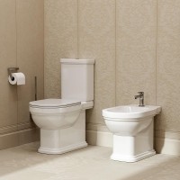 Биде напольное KERAMA MARAZZI Pompei глянцевый белый