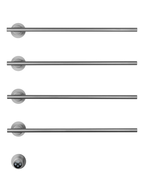 Полотенцесушитель электрический Wonzon & Woghand WW-A364-BR С ВНУТРЕННЕЙ ЧАСТЬЮ, браширвоанный никель