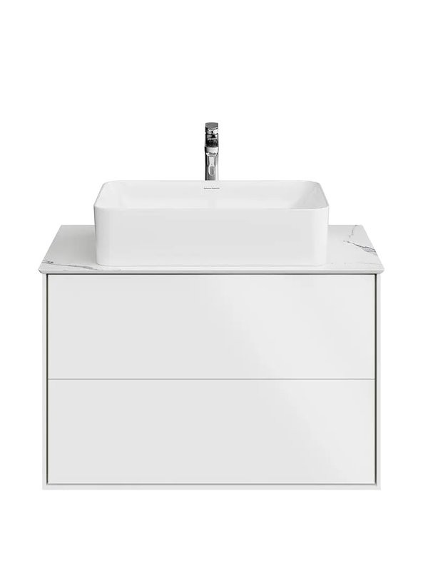 Тумба под раковину без столешницы KERAMA MARAZZI Plaza Modern 80 подвесная, матовая белая