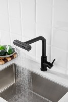 Смеситель для кухни BELZ B811 B74811-7 черный