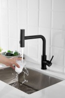 Смеситель для кухни BELZ B811 B74811-7 черный