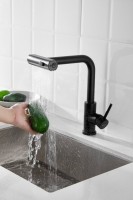 Смеситель для кухни BELZ B811 B74811-7 черный