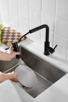 Смеситель для кухни BELZ B811 B74811-7 черный