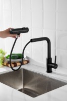 Смеситель для кухни BELZ B811 B74811-7 черный