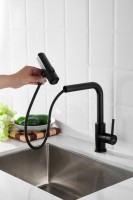 Смеситель для кухни BELZ B811 B74811-7 черный