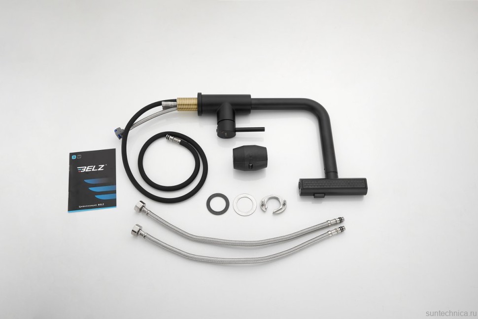 Смеситель для кухни BELZ B811 B74811-7 черный