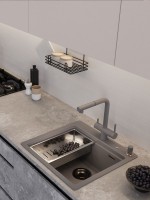 Мойка кухонная Emar Quartz EMQ-1520.Q Алмаз Мойка кухонная Emar Quartz EMQ-1520.Q Алмаз