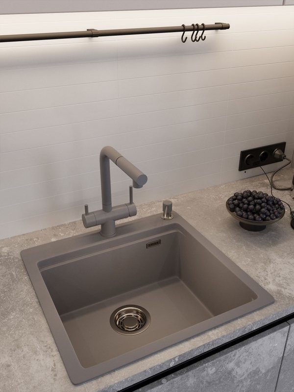 Мойка кухонная Emar Quartz EMQ-1520.Q Алмаз