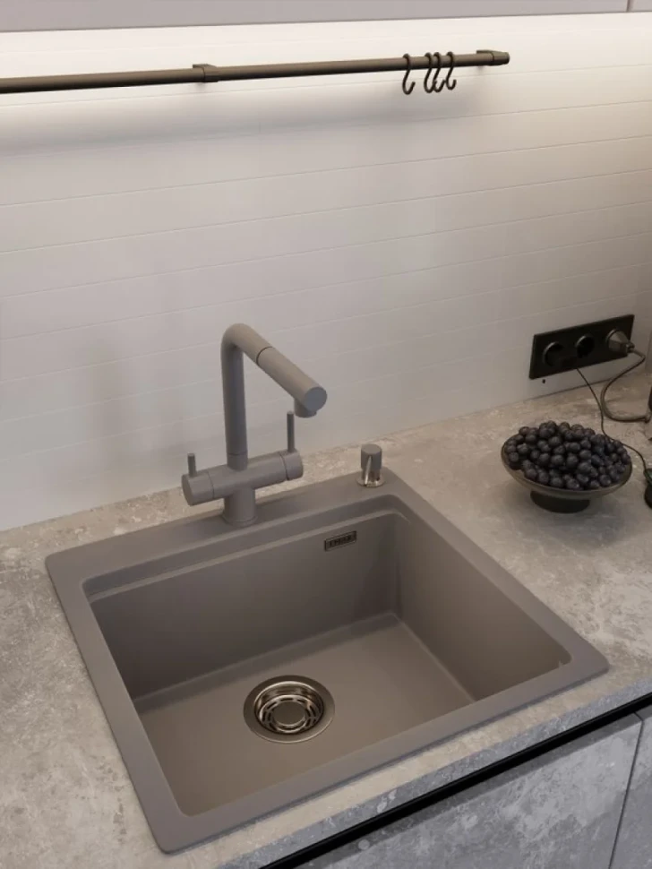 Мойка кухонная Emar Quartz EMQ-1520.Q Алмаз