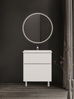 Тумба с раковиной Jorno Chiara Luce 70 белая Тумба с раковиной Jorno Chiara Luce 70 белая