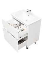 Тумба с раковиной Jorno Chiara Luce 70 белая Тумба с раковиной Jorno Chiara Luce 70 белая