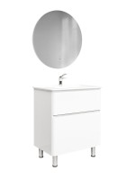 Тумба с раковиной Jorno Chiara Luce 70 белая Тумба с раковиной Jorno Chiara Luce 70 белая