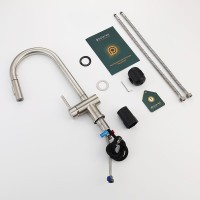 Смеситель для кухни с выдвижным изливом Splenka S204.49.05, сатин