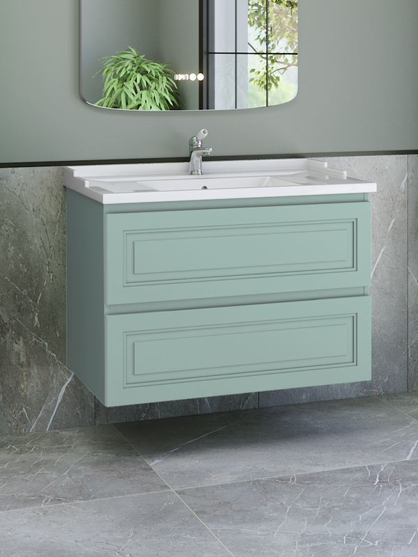 Тумба с раковиной Caprigo Wales 90 селесте