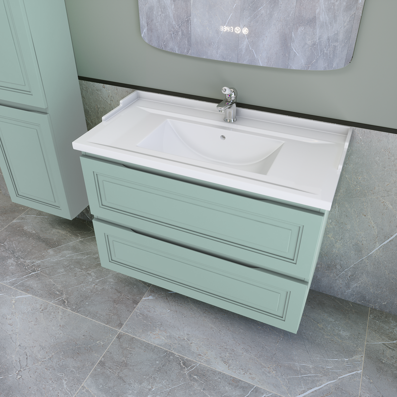 Тумба с раковиной Caprigo Wales 90 селесте